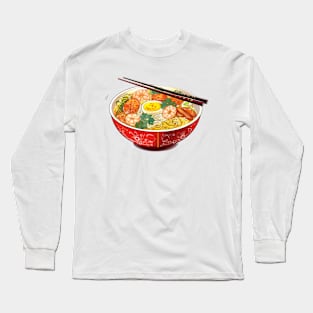 Ramen Love: Noodleicious T-Shirt for Ramen Enthusiasts! Long Sleeve T-Shirt